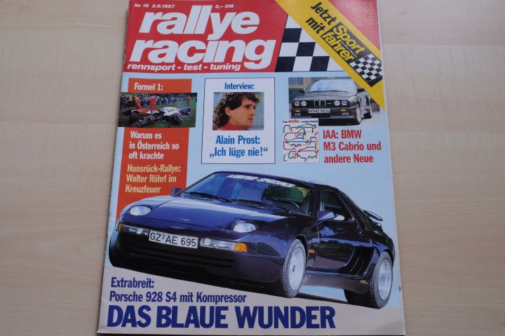 Deckblatt Rallye Racing (18/1987)